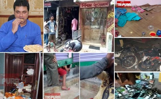 Theft Cases in Massive Rise in Tripura : Unregistered Robbery Cases, Ruling Party led house to house Attacks, Snatching Gold Ornaments from Women are a New Cultures of Tripura under Biplab Deb Govt